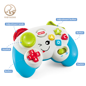 Giocattolo multifunzione Montessori Gamepad per bambini nuovo giocattolo di educazione precoce con luci e musica divertente giocattolo di apprendimento per neonati - Product Image 2