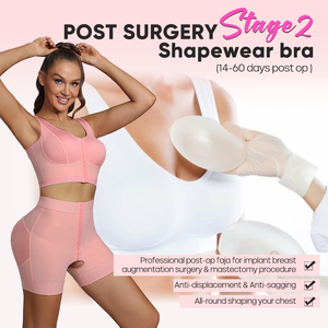 Bán Buôn <span class=keywords><strong>2</strong></span> Mảnh Máy Ép Đặt Tummy Kiểm Soát Cắt Bỏ Ngực Shapewear BBL Ngắn Giai Đoạn <span class=keywords><strong>2</strong></span> Bài Phẫu Thuật Colombia Fajas De Para Mujer - Product Image 3