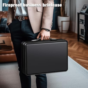 Yihuaxing chống cháy dây kéo tài liệu trường hợp, Vỏ Cứng Chống cháy túi cho máy tính xách tay & các tập tin, 16 inch xách tay cháy an toàn cặp - Product Image 3
