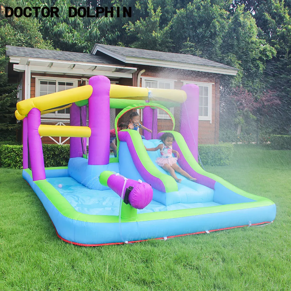 Inflatable Jumping Castle With Slide Jumper Bounce House Kids Inflatable Water Slide Pool For Sale