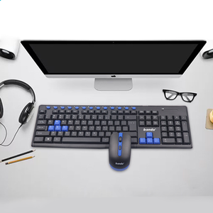 Juego de ratón y teclado inalámbricos de tamaño completo 2,4 GHz Ultra Thin USB Wireless Keyboard Mouse Combos - Product Image 6