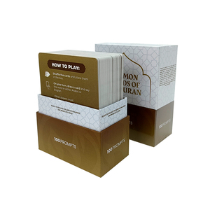 Thẻ Câu hỏi tùy chỉnh 100 nhắc nhở với thiết kế hướng dẫn chơi cho các trò chơi ngôn ngữ đa dạng - Product Image 1