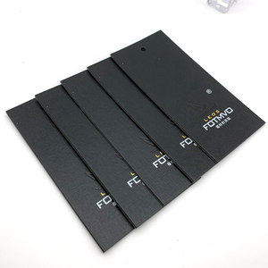<strong>Printing</strong> Factory Supply Double Side <strong>Printing</strong> <strong>Hang</strong> Tags Clothing Embossed With <strong>String</strong> - Product Image 3