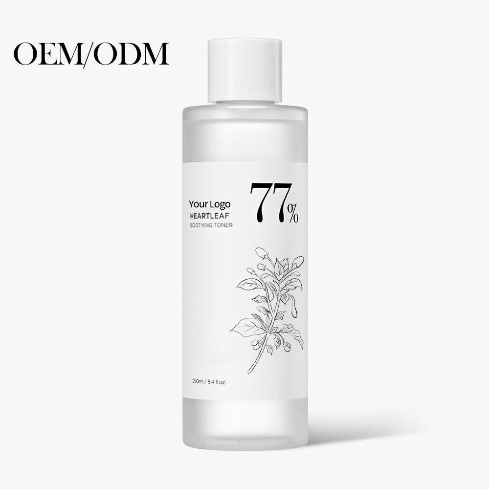 Toner facial calmante Heartleaf 77% Ua, clareador para a pele, ideal para todos, fabricante OEM ODM, melhor spray coreano