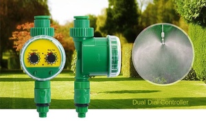 Regolatore automatico di irrigazione di giardinaggio in plastica doppio quadrante codice Timer con manopola intelligente per il commercio estero di irrigazione - Product Image 6