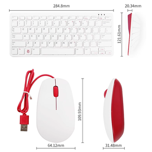 Official <strong>Raspberry</strong> <strong>Pi</strong> Keyboard and Mouse for <strong>Raspberry</strong> <strong>Pi</strong> 5 4 3 2 Electronic Components