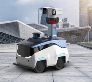 Робот безопасности с питанием от AI и лидарной навигацией для умных городских проектов и технологии обнаружения толпы - Product Image 4