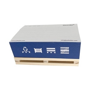 Nota adhesiva elegante personalizada en paleta de madera bloque de cubo de papel nota adhesiva 4 lados impreso Bloc de notas promocional - Product Image 4