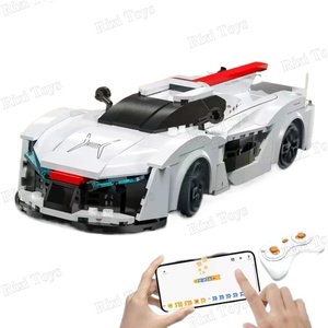 Cada C51090 telecomando auto sportive da corsa può essere programmato da telefono cellulare per assemblare giocattoli regalo blocchi - Product Image 1
