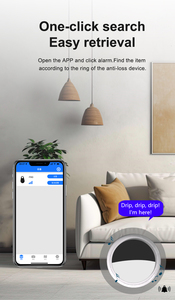<strong>Android</strong> <strong>IOS</strong> Compatible Mini GPS Tracker Global Anti-Loss Theft Keychain Bike Pet Cat Dog Collar Wallet Air Tag Locator Plastic - Product Image 3