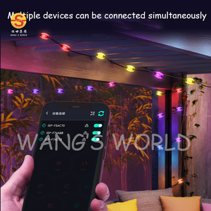 Smart Led String Weihnachts beleuchtung Sound Control APP Garten dekoration im Freien USB Smart String Lights - Product Image 3
