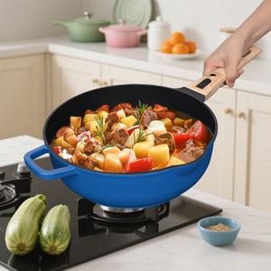 <span class=keywords><strong>Lecruset</strong></span> đồ nấu nướng, Tefal <span class=keywords><strong>Cookware</strong></span> Set, <span class=keywords><strong>Cookware</strong></span> bộ phận, nhôm chậu bộ, Frying gốm Chảo Set, PAN với có thể tháo rời xử lý - Product Image 4