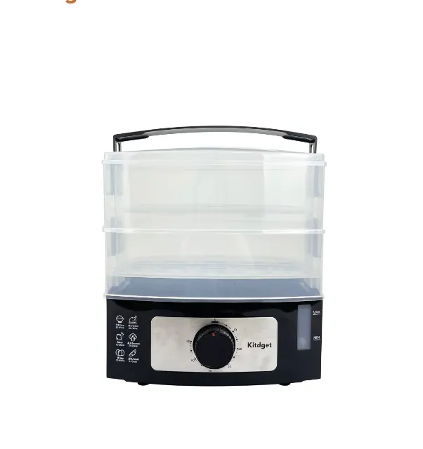 Bpa-free Mini take away Electric food steamer portable 2-Layer electric lunch box scaldavivande steam box per il cibo