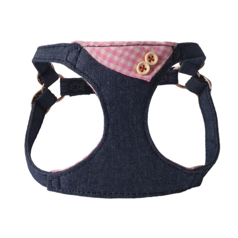 Harnais gilet rose