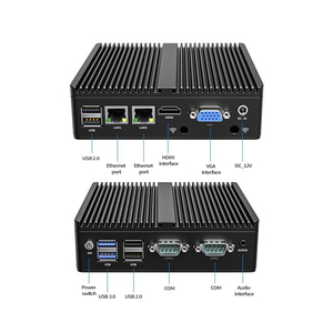 Двойной сетевой порт I3/i7/i5 мини промышленный управляющий хост встроенный безвентиляторный микро двухъядерный настенный промышленный компьютер - Product Image 6