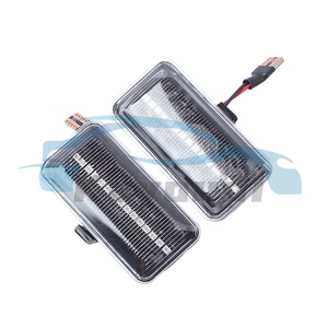 Duman şeffaf Lens <span class=keywords><strong>LED</strong></span> araba yan işaretleyici dönüş sinyali dinamik işıklar lamba Volkswagen Golf 3 Passat koltuk için Fit