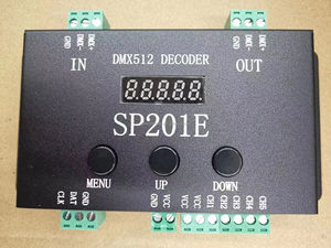 SP201E DMX512 декодер DMX к SPI сигналу RGB RGBWW адресуемый DMX светодиодный контроллер DMX декодер DC5-24V поддержка 1024 пикселей - Product Image 4