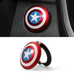 Car Accessories One-click Decoration Sticker Car <strong>Start</strong> Stop Engine <strong>Push</strong> <strong>Button</strong> Protective Cover for Captain - Product Image 5