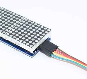 MAX7219 Punktmatrix-Modul für Arduino-Mikro controller 4 in einem Display mit 5P-Leitung