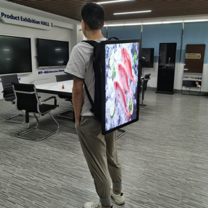 App Control <strong>Programable</strong> <strong>LCD</strong> Human Walking BackPack Billboard Hight Brightness Outdoor Advertising <strong>Display</strong> Walking Billboard