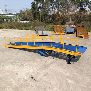 Plataforma de rampa de muelle portátil para contenedores de 6 toneladas, puente de embarque móvil, plataforma de carga y descarga hidráulica - Product Image 3