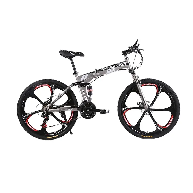 26 Inch Mtb Bike Promotie Product Full Suspension Opvouwbare Fiets