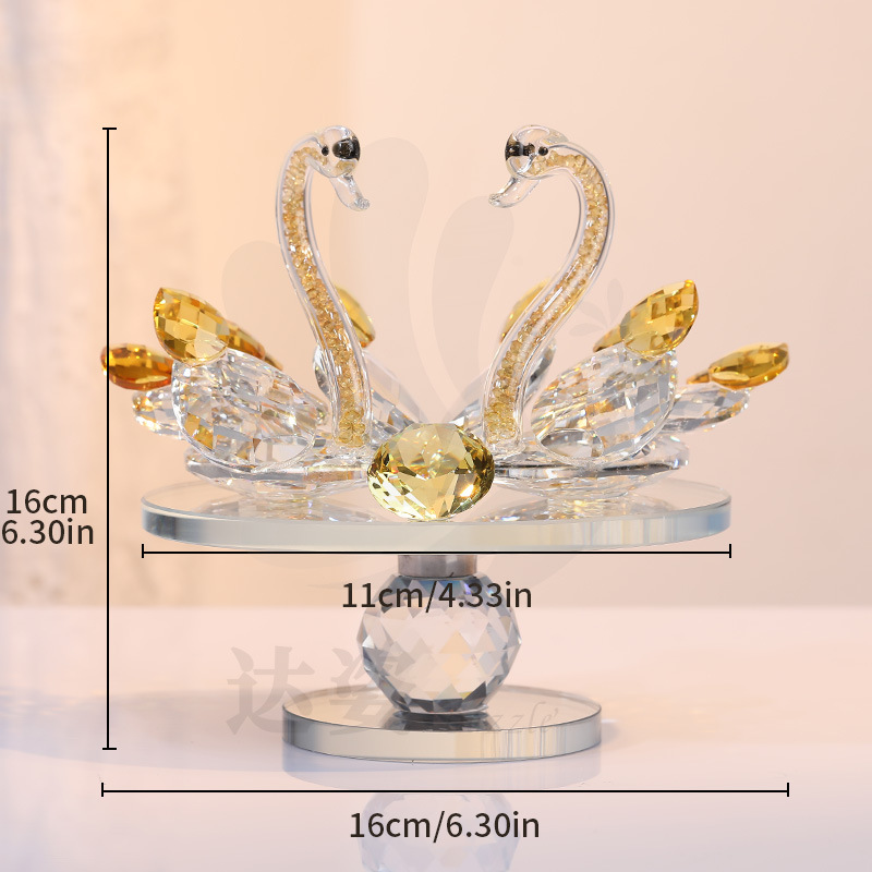 Medium-sized turntable, swan yellow