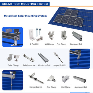 Nhôm Năng <span class=keywords><strong>L</strong></span>ượng Mặt Trời Roof Mount Kẹp Cấu Trúc Al6005-T5 Clip Khóa Đứng Kẹp Cho Kim Loại Hệ Thống Mái Nhà - Product Image 6