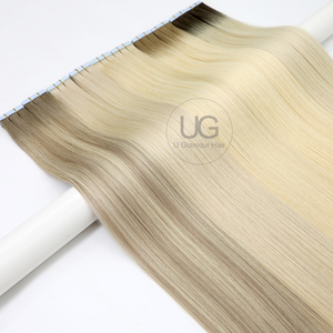 U quyến rũ bán buôn Hot Bán Straight & xoăn & sóng phong cách bất Nga tóc con người băng trong phần mở rộng - Product Image 3