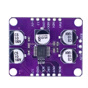 電子部品PCM1808 105dB SNRステレオオーディオデコーダ24bitアンプボードプレーヤーモジュールシングルエンドアナログ入力 - Product Image 4