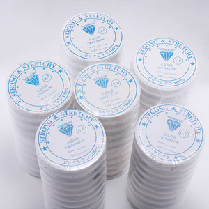 定制多尺寸塑料线透明线弹性珠线水晶丝珠线制作珠宝手链 - Product Image 2