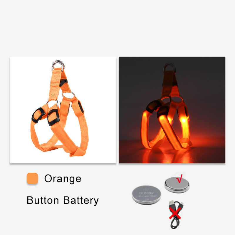 Pile bouton orange