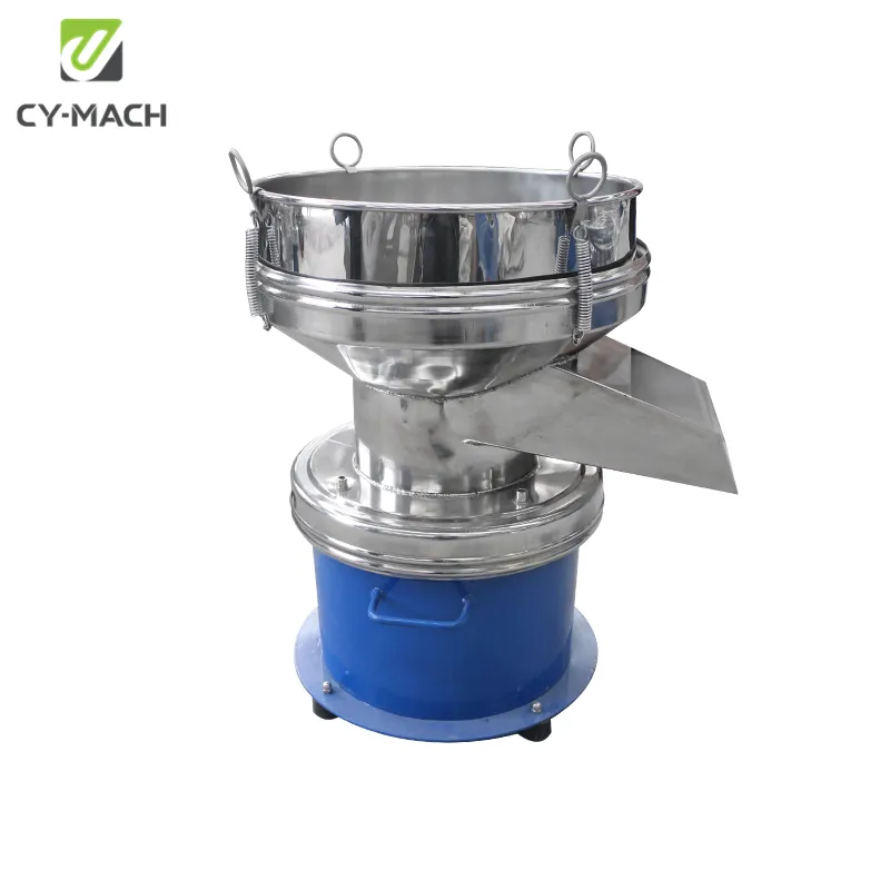 CY-MACH toz 450 soya sütü sıvı filtre eleme makinesi elek ayırıcı filtre makinesi sarı