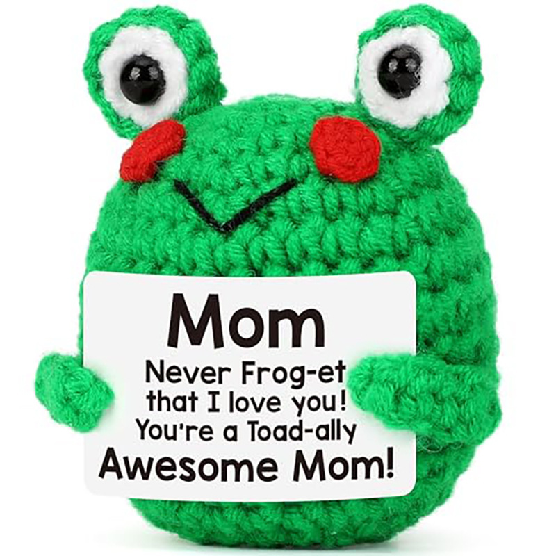 Poupée maman grenouille