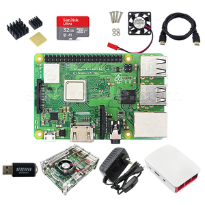 Raspberry Pi 4 модель B комплект 2 ГБ/4 ГБ/8 ГБ ОЗУ + охлаждающий вентилятор + кабель Raspberry Pi 3 3b + плюс комплекты проекта