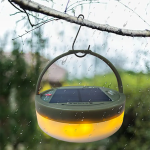 10m 100LEDs Hada portátil stowable telescópico multifunción 8 modos panel solar camping Cadena de luz