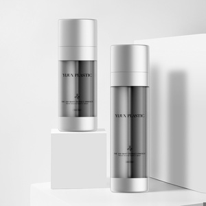 デュアルチャンバーエアレスボトル血清ボトル化粧品プラスチックカスタムロゴ印刷30ml 30ml 2 in 1 15ml 15mlPEローションボトルマット - Product Image 3
