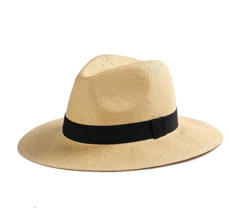 คุณภาพสูง Big Original แปดจุดหญ้าหมวกปานามาหมวกฟางหมวก