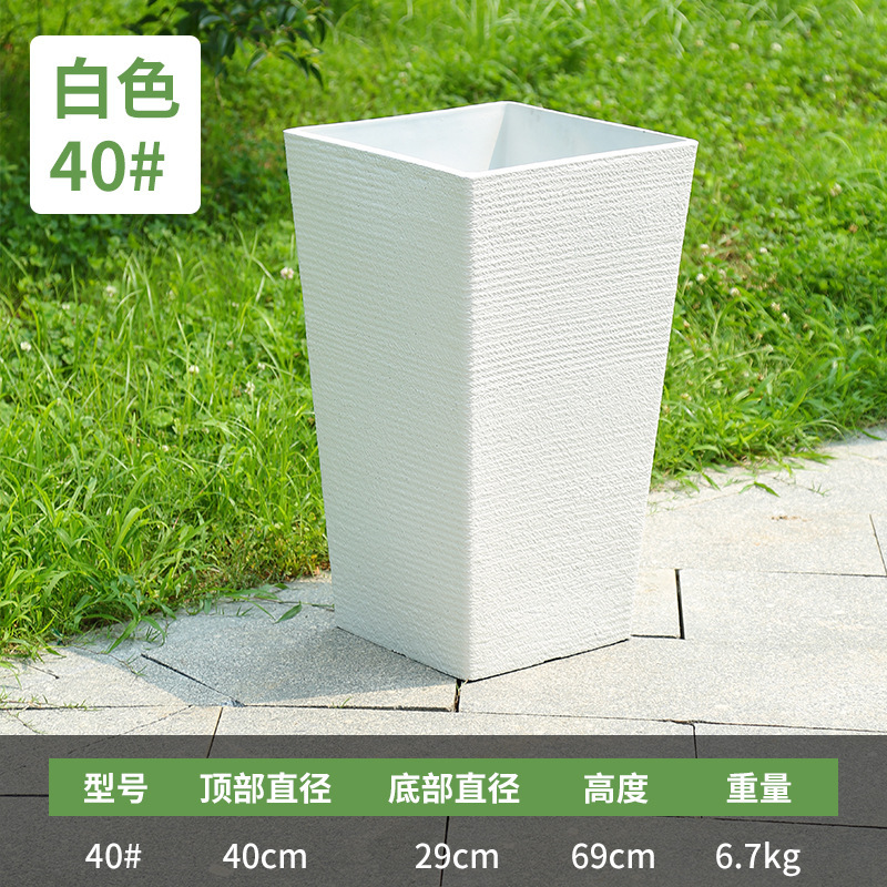Quartz blanc 40# Avec des trous en bas