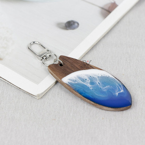 Keyholder Seawave tasarım Hawaii promosyon hediye anahtarlık ile özelleştirilmiş ceviz anahtarlık düzenlemek - Product Image 5