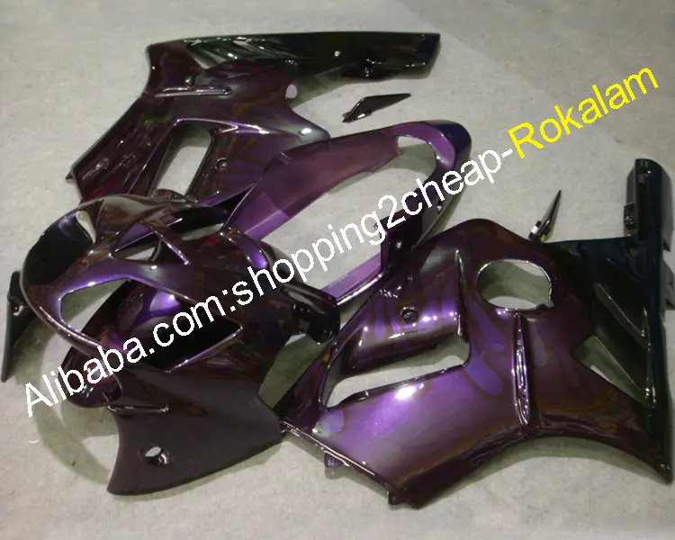 Kit de carénage de flamme violette ZX12R pour Kawasaki ZX 12R 2002 2003 2004 2005 2006 ZX-12R ABS