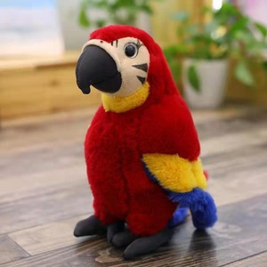 彩色小鸟鹦鹉毛绒玩具毛绒动物毛绒毛绒玩具儿童毛绒小鸟娃娃礼品 - Product Image 5