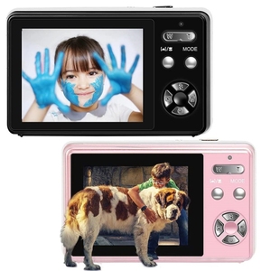 新着2.4インチIPSスクリーン4800万ピクセルデジタルカメラポータブルマクロビデオカメラ、16倍デジタルズーム付き - Product Image 3