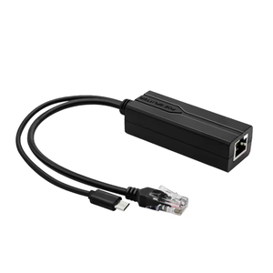 Protocollo IEEE802.3af/802.3at da 48V a 5V tipo-C 2.4A 100M/Gigabit a splitter PoE per telecamera IP - Product Image 1