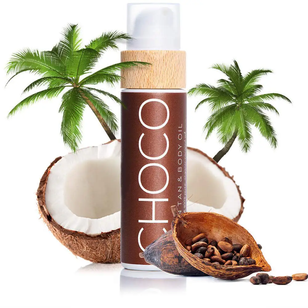 Hawaiian Beach Tanning Bronze Skin Care Oil Private Label Self Tan Serum Oil 150ml Outdoor Natural Spf Sun Tanning Oil