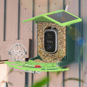 Hibirds 4MP 5200mAh pil 1.8L kapasiteli kuş besleyici güneş kamera ile AI tanımlamak kuşlar kovalayan sincap uzakta oto yakalama - Product Image 1