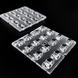 Модульные линзы OEM 4*4, различные уголки луча, 10, 15, 20, 25, 30, 35, 40, 45, 60, 90 градусов, квадратные светодиодные линзы, уличные лампы - Product Image 6