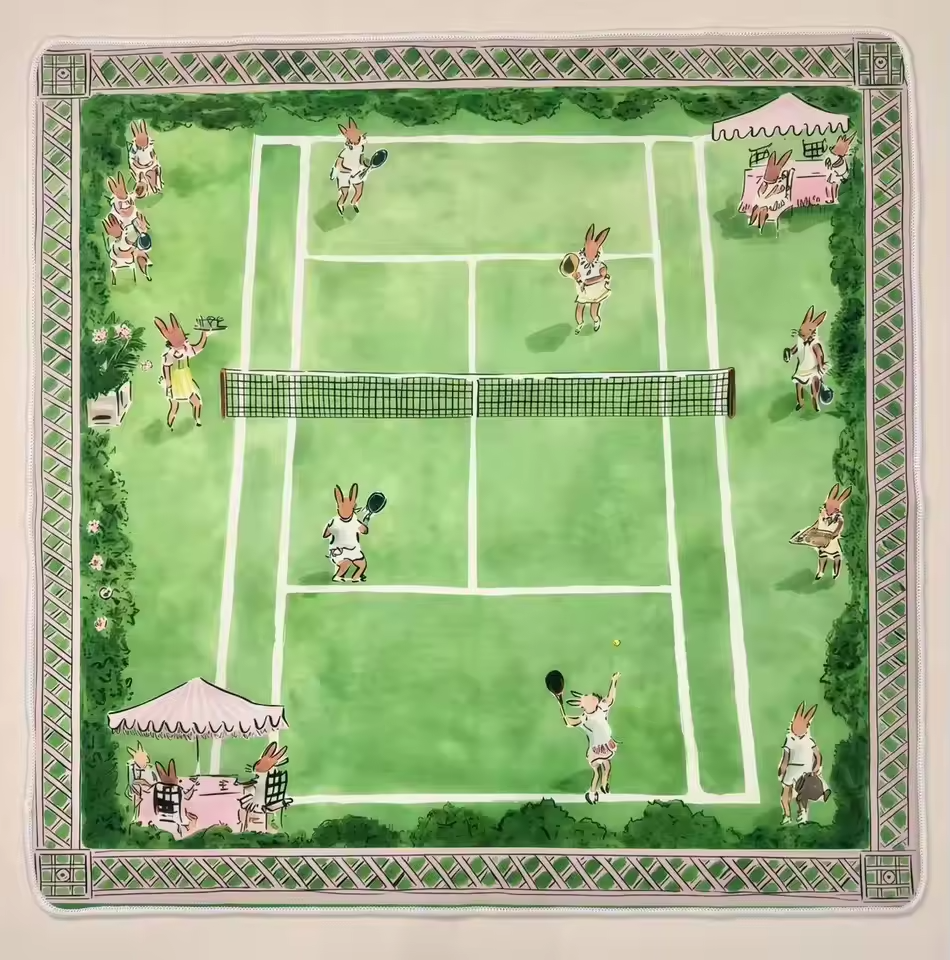 Tenis de conejo verde