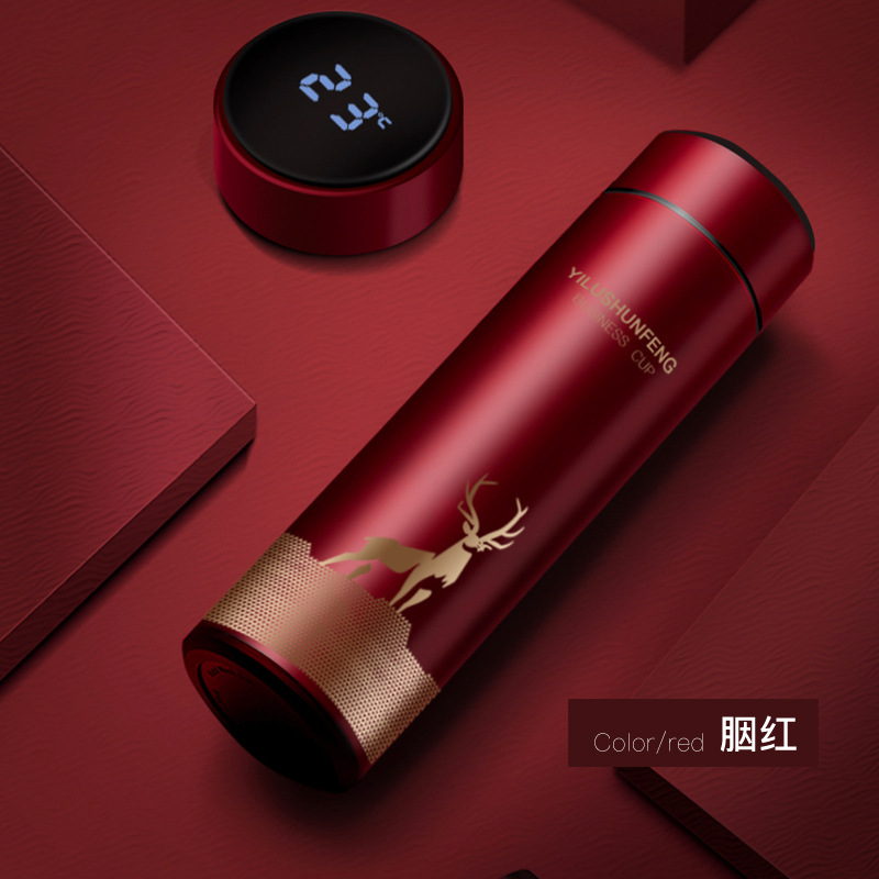 red with design