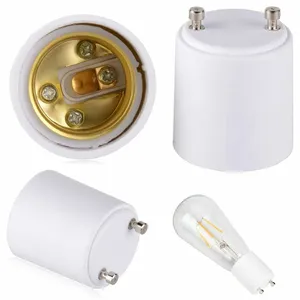GU24からE26E27ネジLEDライトランプ電球ベースアダプターソケットコンバーターアダプターランプホルダーレトロフィット照明アクセサリー